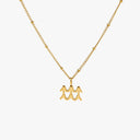 Miranda Zodiac Sign Charm Necklace, view 16