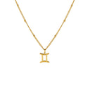 Miranda Zodiac Sign Charm Necklace, view 26